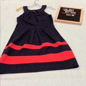 ☀️ CLEARANCE: BCX navy and pink dress